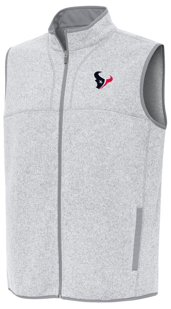 アンティグア メンズ トップス ベスト Antigua Men's Houston Texans Fortune Full Zip Vest NoColor｜ReVida 店