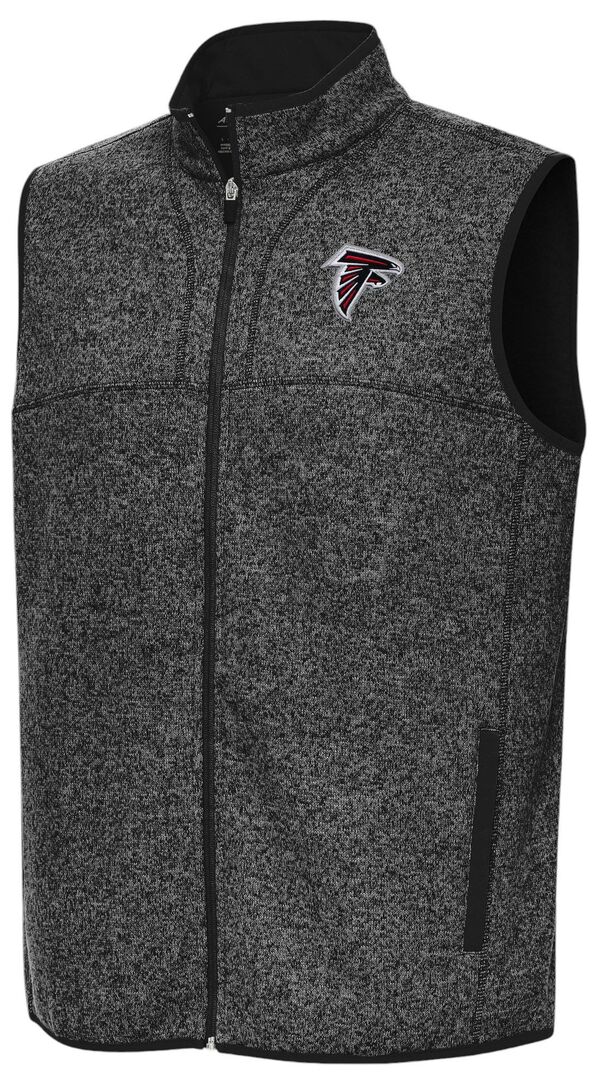 アンティグア メンズ トップス ベスト Antigua Men's Atlanta Falcons Fortune Full Zip Vest NoColor|ReVida 店