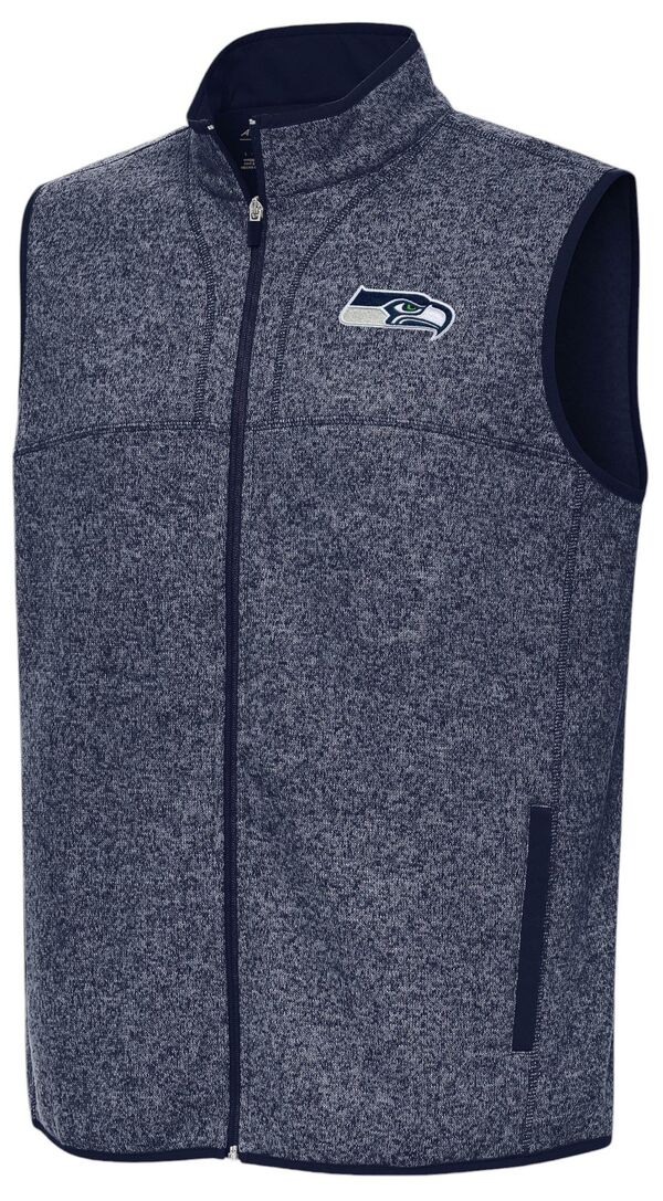 アンティグア メンズ トップス ベスト Antigua Men'seattle Seahawks Fortune Full Zip Vest NoColor｜ReVida 店