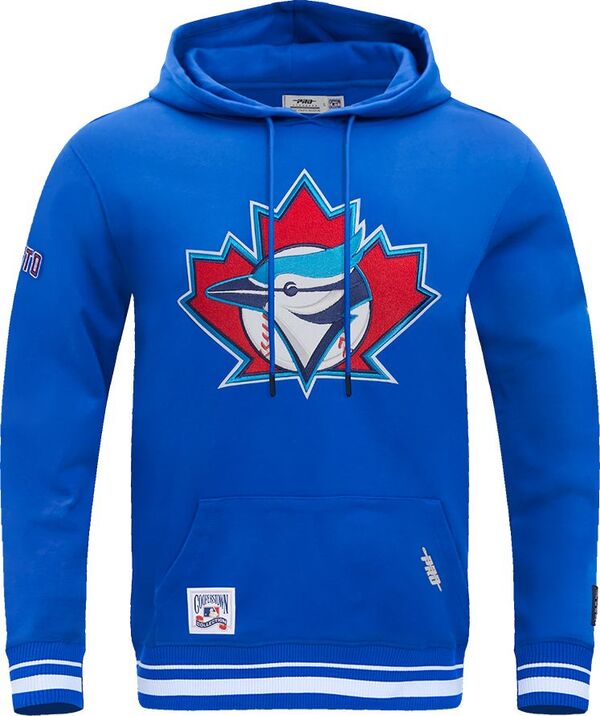 労働者階級標準尺度 メンズ アウター パーカー・スウェット フリース Pro Standard Men\u0027s Toronto Blue Jays Retro Fleece Pullover Blue Hoodie NoColor 青碧
