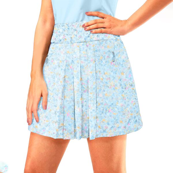 ジャイミーサドック レディース 下つ方スコート Jamie Sadock Women\u0027s 16 ” Wildflower Pull-Up Golf Skort Blue Lotus 青み