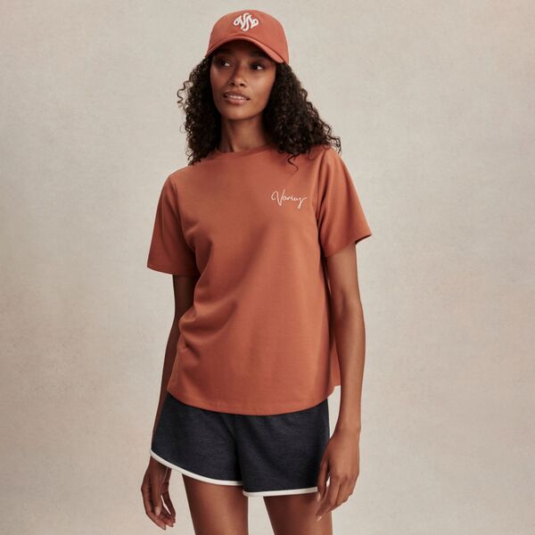 バーレイ レディース トップス プルオーバー Varley Women\u0027s Regan Branded T-Shirterracotta テラコッタ