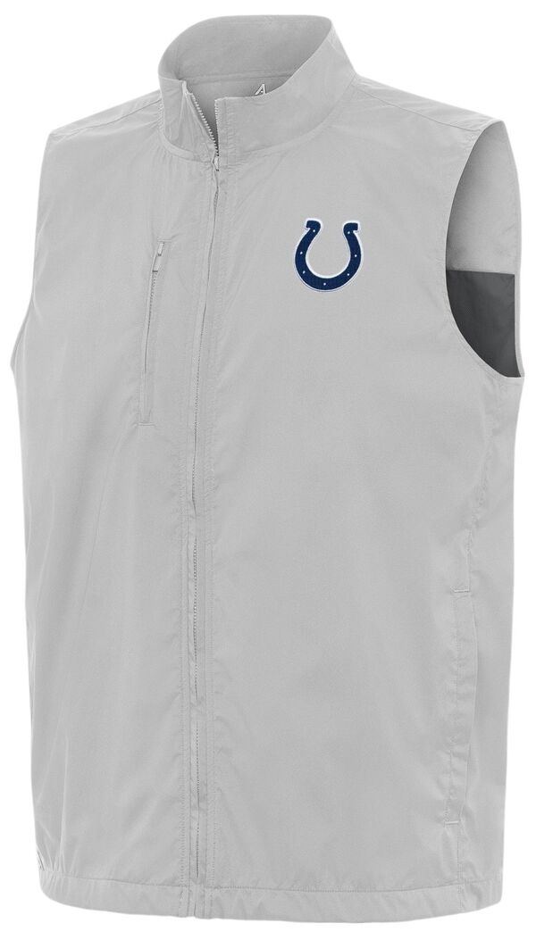 アンティグア メンズ トップス ベスト Antigua Men's Indianapolis Colts Brisk Full Zip Vest NoColor｜ReVida 店
