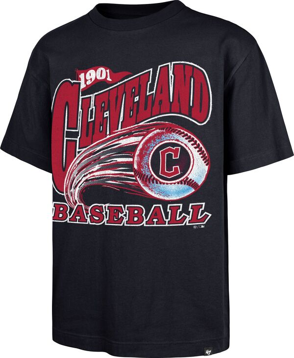 フォーティーセブン メンズ トップス ティーシャツ \u002747 Men\u0027s Cleveland Guardians Navy Foundation T-Shirt NoColor 米国海軍