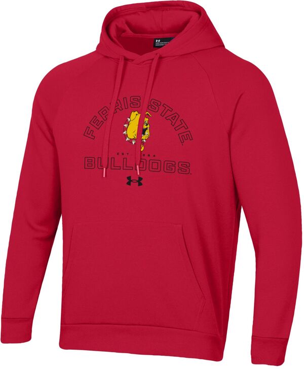 アンダーアーマー メンズ アウター パーカー・スウェット フリース Under Armour Men\u0027s Ferristate Bulldogs Red Rival Fleece Pullover Hoodie NoColor 赤いこと