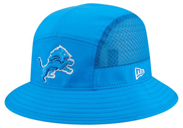 ニュー内鰓 レディース 付属物 鳥打ち帽 メッシュ New Eradult Detroit Lions Medium Blue Mesh Bucket Hat NoColor 青碧