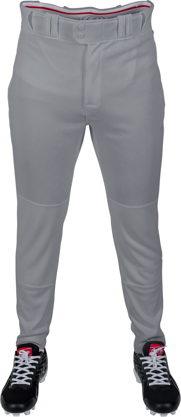 ローリングス メンズ ボトムス 心地よいズボン下 Rawlings Men\u0027s Pro Jogger Baseball Pants Grey 薄墨色