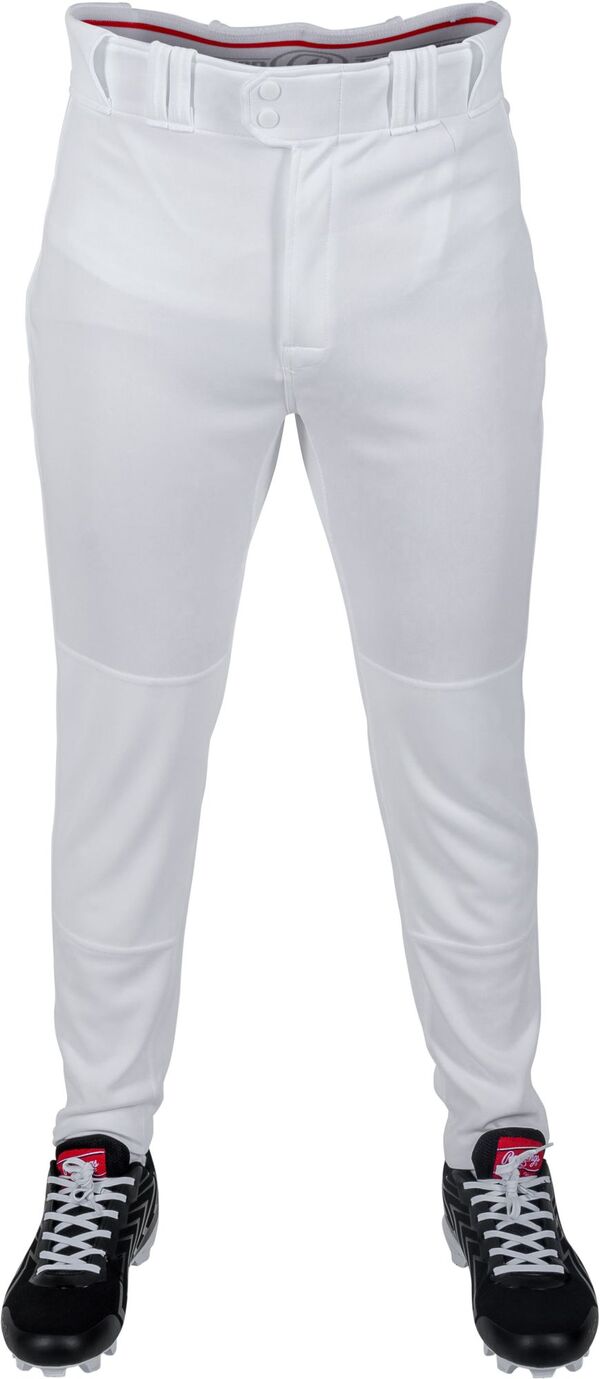 ローリングス メンズ ボトムス 心地よいズボン下 Rawlings Men\u0027s Pro Jogger Baseball Pants White 白いこと