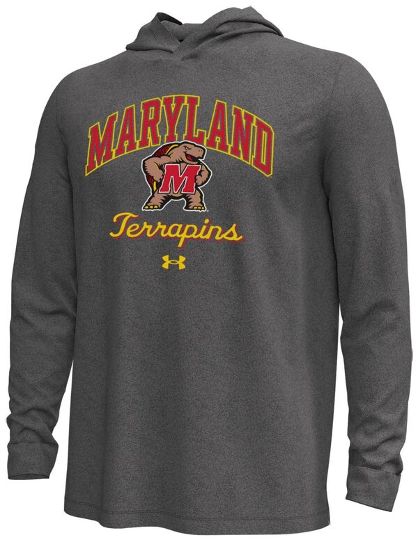 アンダーアーマー メンズ アウター パーカー・スウェット Under Armour Men's Maryland Terrapins Black Icon Hoodie NoColor ブラック｜ReVida 店