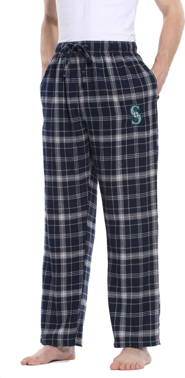 コンセプツ 運動競技 メンズ ボトムス 心地よいズボン下 Conceptsport Men\u0027seattle Mariners Ultimate Plaid Flannel Pajama Pants NoColor 読み合わせる