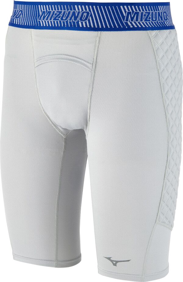 ミズノ メンズ ボトムス 二分の一ズボン下・さる股引き 遊撃手ズボン下 Mizuno Men\u0027s Diamond Elite Padded Sliding Shorts Grey 薄墨色