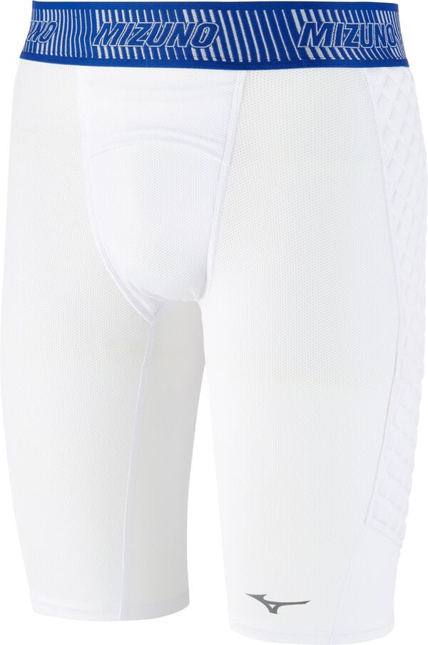 ミズノ メンズ ボトムス 二分の一ズボン下・さる股引き 遊撃手ズボン下 Mizuno Men\u0027s Diamond Elite Padded Sliding Shorts White 白いこと