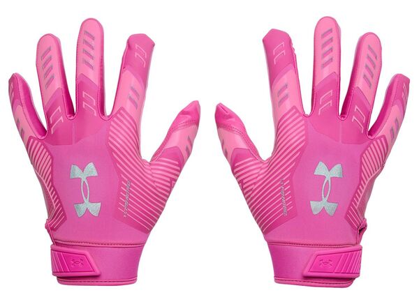 アンダーアーマー メンズ アクセサリー 手袋 Under Armour Adult F9 Nitro Football Gloves Pink/Silver ピンク|ReVida 店