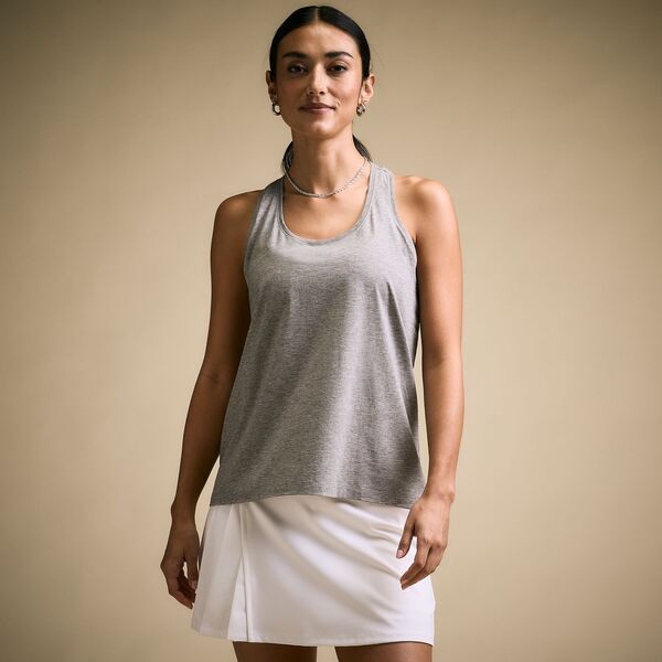 キャリー レディース トップス シャツ CALIA Women's Thrive Scoop Tank Mid Grey Heather グレー|ReVida 店