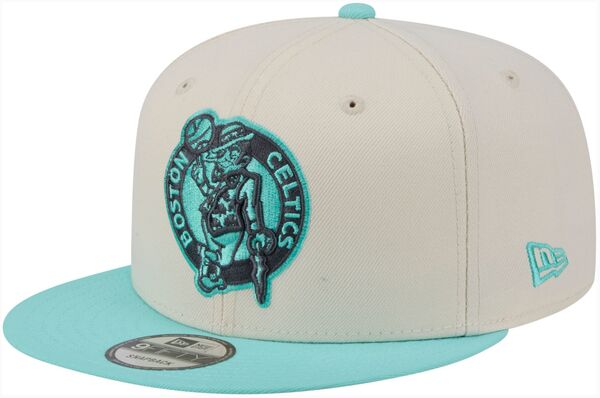 ニュー内鰓 レディース 添え物 かぶり笠 New Eradult Boston Celtics Tan 9Fifty 2-Tone Color Pack Hat NoColor タン