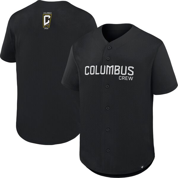 ファナティクス レディース トップス シャツ ジャージー Fanatics MLS Adult Columbus Crew Black Baseball Jersey NoColor ブラック|ReVida 店