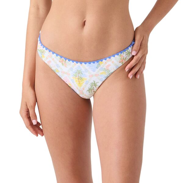 ロキシー レディース トップス シャツ Roxy Women's Catch My Drift Hipster Shirred Back Cheeky Bikini Bottom White ホワイト|ReVida 店