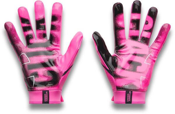 アンダーアーマー メンズ アクセサリー 手袋 Under Armour Adult Click Clack Receiver Football Gloves Pink ピンク|ReVida 店