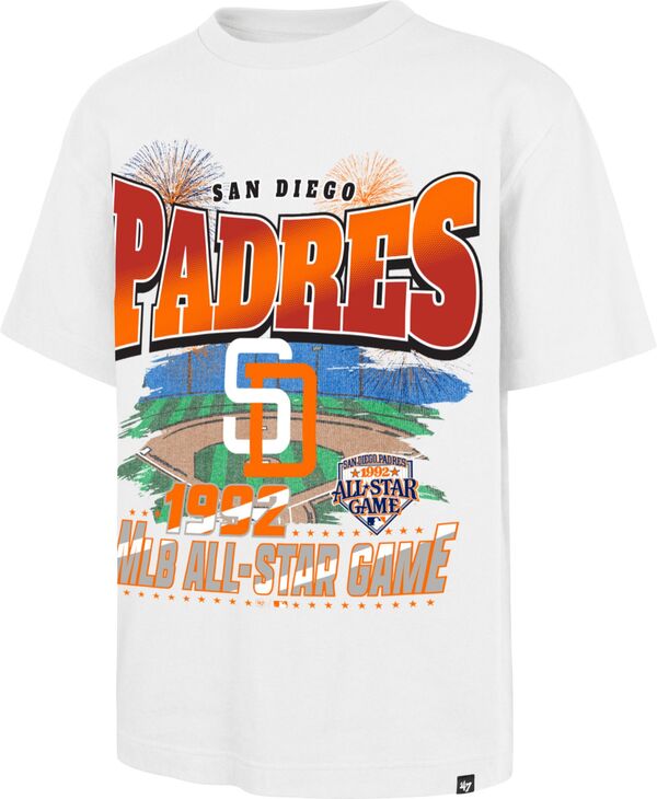 フォーティーセブン メンズ トップス ティーシャツ \u002747 Adult San Diego Padres White Fireworks Foundation T-Shirt NoColor 白いこと