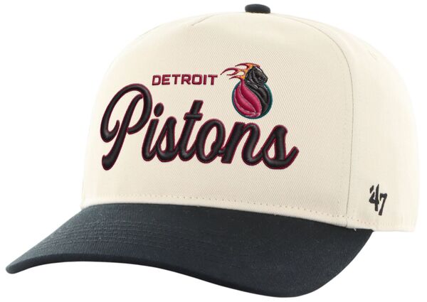 フォーティーセブン レディース 付属物 鳥打ち帽 \u002747 Adult Detroit Pistons Off White Hardwood Classic Assemble Hitch Adjustable Hat NoColor 象牙色