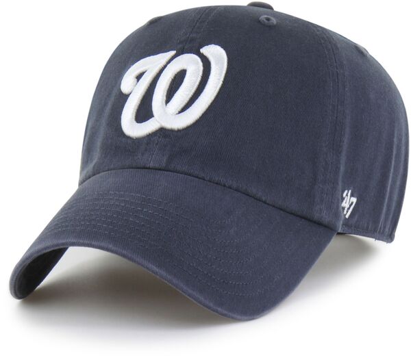 フォーティーセブン レディース アクセサリー 帽子 '47 Adult Washingtonationals Navy Clean Up Adjustable Hat NoColor ネイビー|ReVida 店