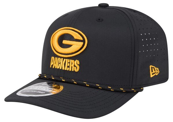 ニュー内鰓 レディース 付属物 鳥打ち帽 New Eradult Green Bay Packers Black Rope 9Seventy Adjustable Hat NoColor 黒いこと