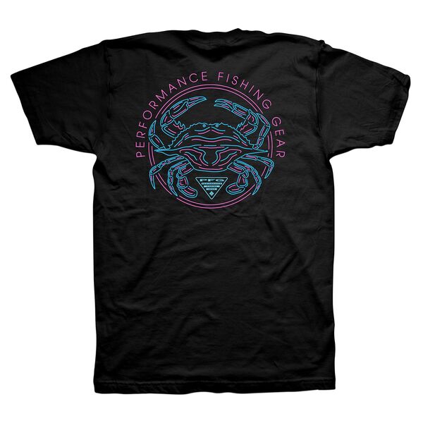 コロンビア メンズ トップス Tシャツ Columbia Men's PFG Craby Short Sleeve T-Shirt Black ブラック｜ReVida 店 7,686円
