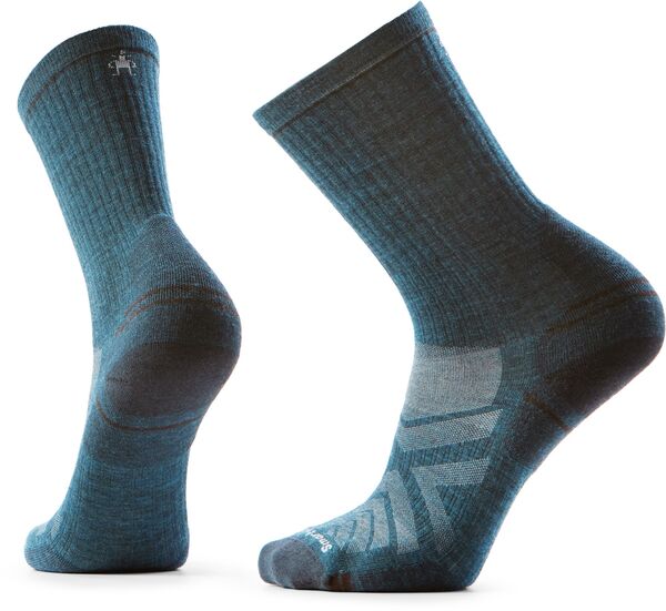 かっこ良い羊毛 メンズ アンダー御召しもの ソックス Smartwool Hike Crew Socks Twilight Blue 青碧