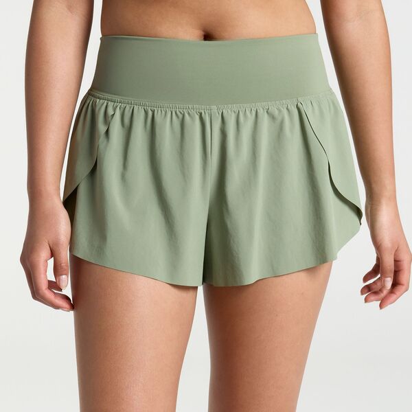 DSG レディース ボトムス 二分の一ズボン下・さる股引き DSG Women\u0027stride High-Rise Flutter Short Green Theme 緑であること