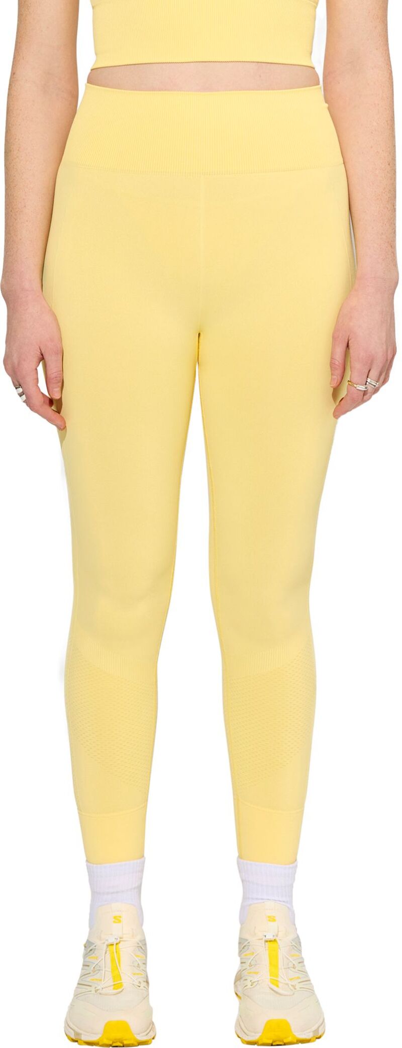 ハーフデイズ レディース ボトムス 心地よいズボン下 レギンス Halfdays Women\u0027sophia Seamless Leggings Butter