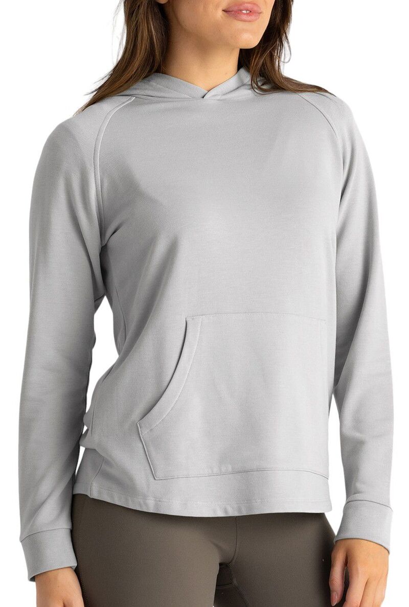 無償性 飛球 レディース アウター パーカー・スウェット フリース Free Fly Women\u0027s Bamboo Lightweight Fleece Hoodie Heather Grey 薄墨色