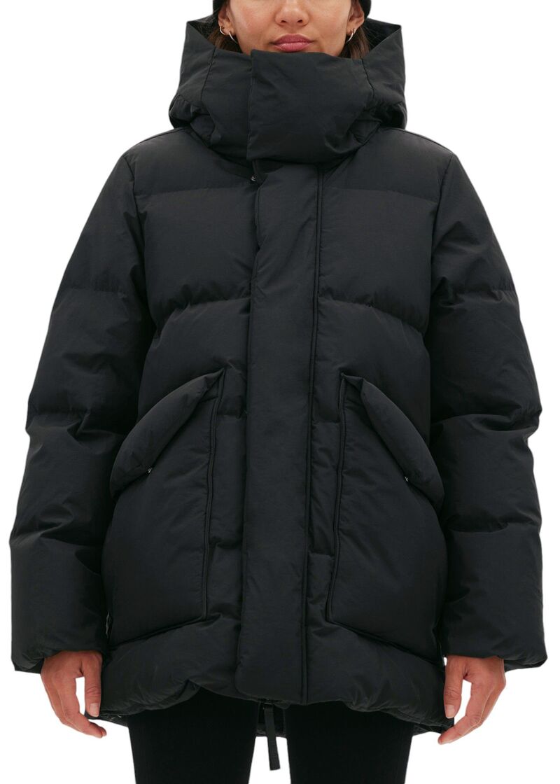 ハーフデイズ レディース アウター 上衣・上衣 パーカー 踵 Halfdays Women\u0027s Wheeler Parka Black 黒いこと