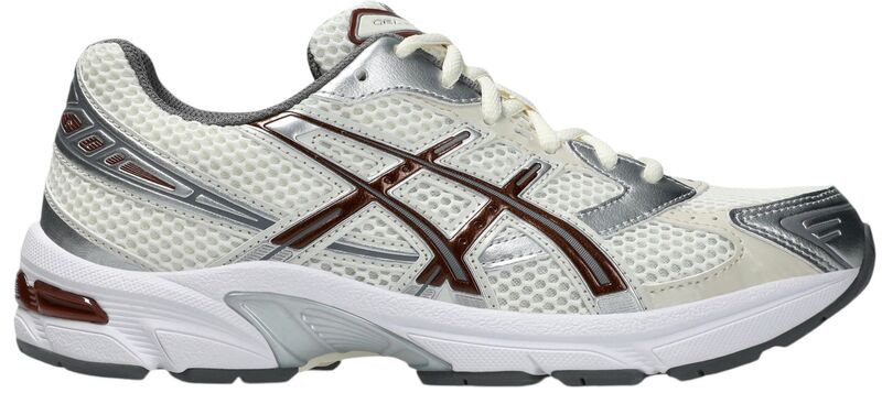 アシックス レディース シューズ スニーカー ASICS Women\u0027s GEL-1130 Shoes Cream/Red 皮膚軟化剤