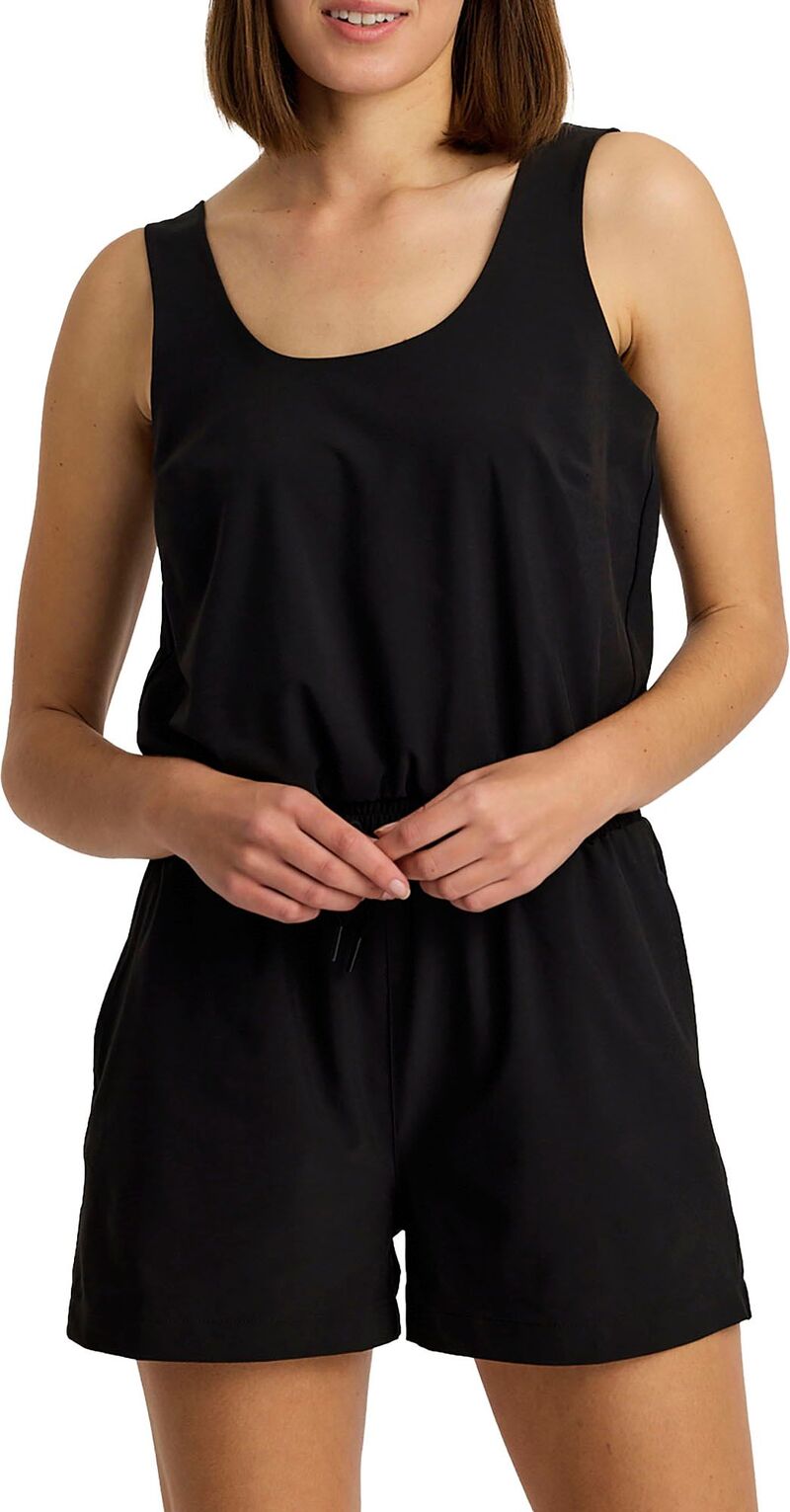 無償性 飛球 レディース ボトムス 心地よいズボン下 ロンパース Free Fly Women\u0027s Breeze Romper Black 黒いこと