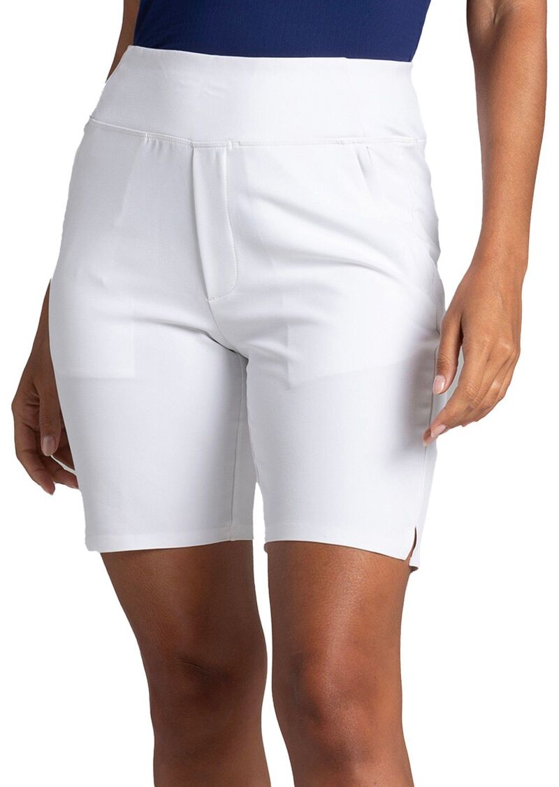 アイビークール レディース ボトムス 心地好いズボン下 編み物 IBKUL Women\u0027s Knit Golf Short White 白いこと