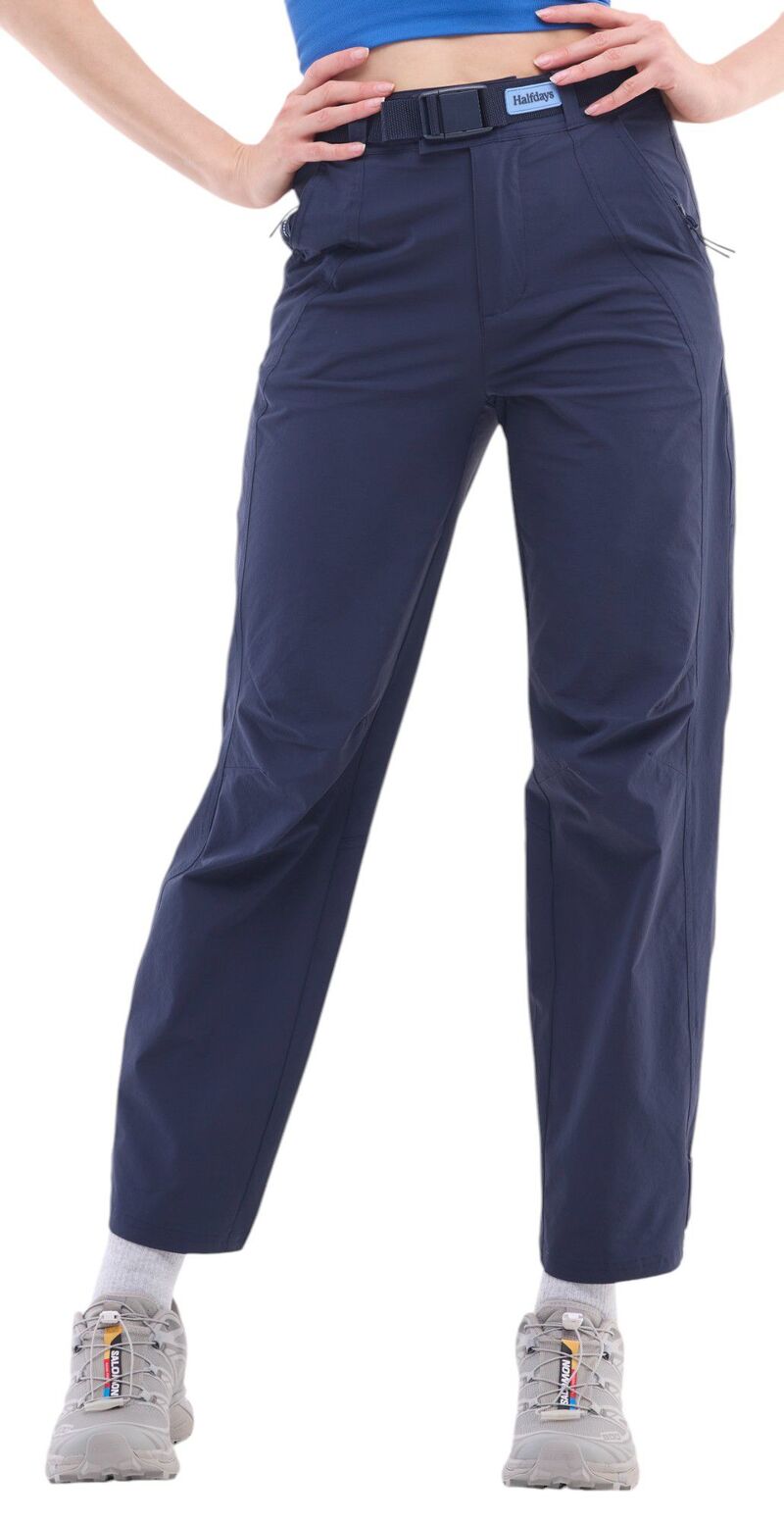 ハーフデイズ レディース ボトムス 心地よいズボン下 Halfdays Women\u0027s Bastille Trail Pants Navy 米国海軍
