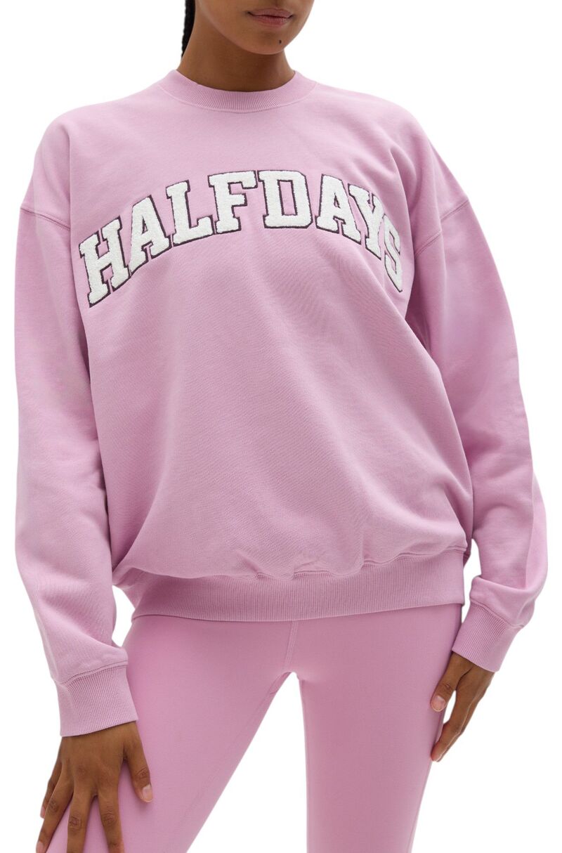 ハーフデイズ レディース アウター パーカー・スウェット ティーシャツ Halfdays Women\u0027s Halfdaysweatshirt Amethyst
