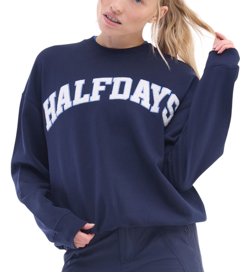 ハーフデイズ レディース アウター パーカー・スウェット ティーシャツ Halfdays Women\u0027s Halfdaysweatshirt Navy 米国海軍
