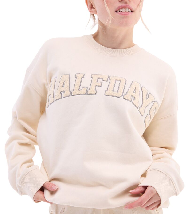 ハーフデイズ レディース アウター パーカー・スウェット ティーシャツ Halfdays Women\u0027s Halfdaysweatshirt Oatmilk