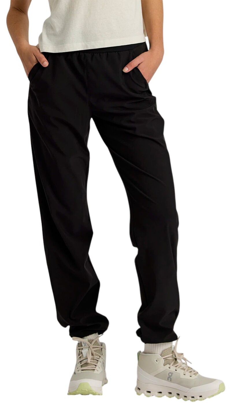 無償性 飛球 レディース ボトムス 心地よいズボン下 Free Fly Women\u0027s Breeze Flats Pants Black 黒いこと