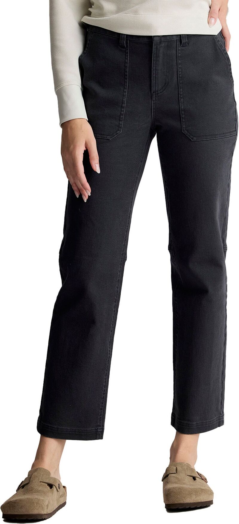 無償性 飛球 レディース ボトムス 心地よいズボン下 Free Fly Women\u0027s Folly Twill Pants Black Sand 黒いこと