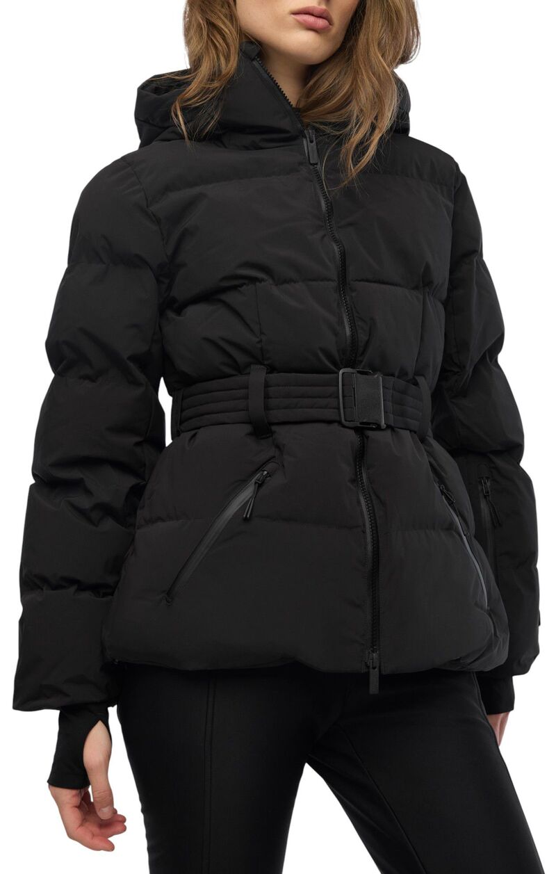 ハーフデイズ レディース アウター 上衣・上衣 Halfdays Women\u0027s Hedy Belted Puffer Black 黒いこと