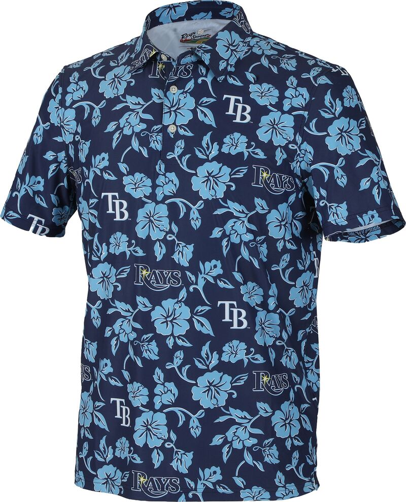 レインスプーナー メンズ トップス スポーツシャツ Reyn Spooner Men\u0027s Tampa Bay Rays Dark Blue Pua Polo NoColor 青碧
