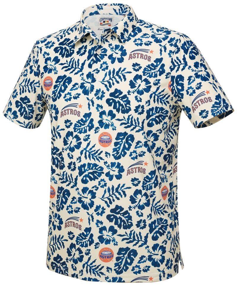 レインスプーナー メンズ トップス スポーツシャツ Reyn Spooner Men\u0027s Houston Astros Cream Cooperstown Pua Polo NoColor 皮膚軟化剤