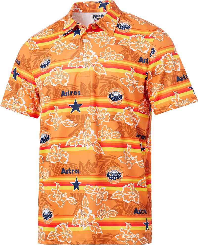 レインスプーナー メンズ トップス スポーツシャツ Reyn Spooner Men\u0027s Houston Astros Orange Cooperstown Pua Polo NoColor オレンジ色