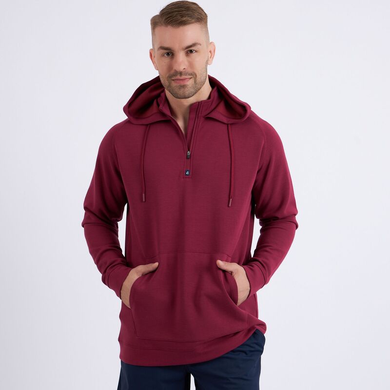 スワニーズ メンズ アウター パーカー・スウェット Swannies Men\u0027s Jonathan Golf Hoodie Berry
