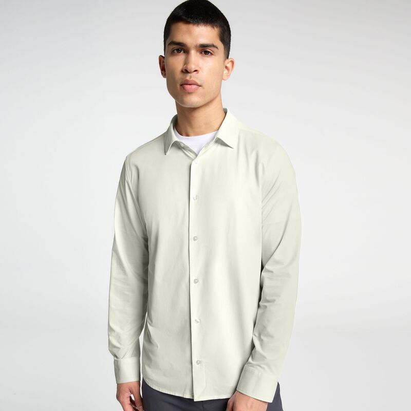 ヴァースト メンズ トップス ティーシャツ VRST Men\u0027s Limitless Elite Long Sleeve Button Up Yellow Pattern 黄色