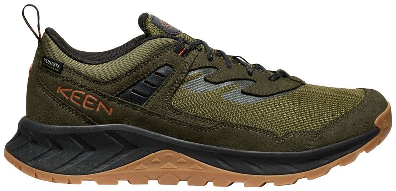 キーン メンズ シューズ スニーカー KEEN Men\u0027s Hightrail Waterproof Hiking Shoe Winter Moss/Gold Flame ゴールド