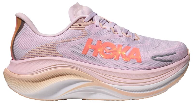 ホカオネオネ レディース シューズ スニーカー HOKA Women\u0027skyward X 2 Running Shoes Lilacream/Tangerine Glow 皮膚軟化剤