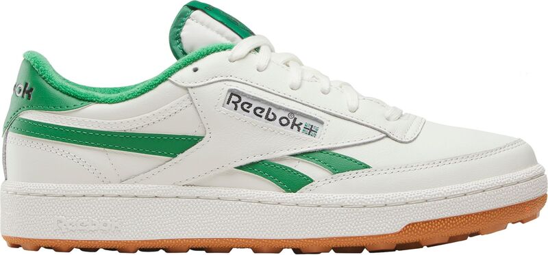 リーボック メンズ シューズ スニーカー Reebok Men\u0027s Club C G Revenge Golf Shoes Chalk/Green/Gum 車輪止め
